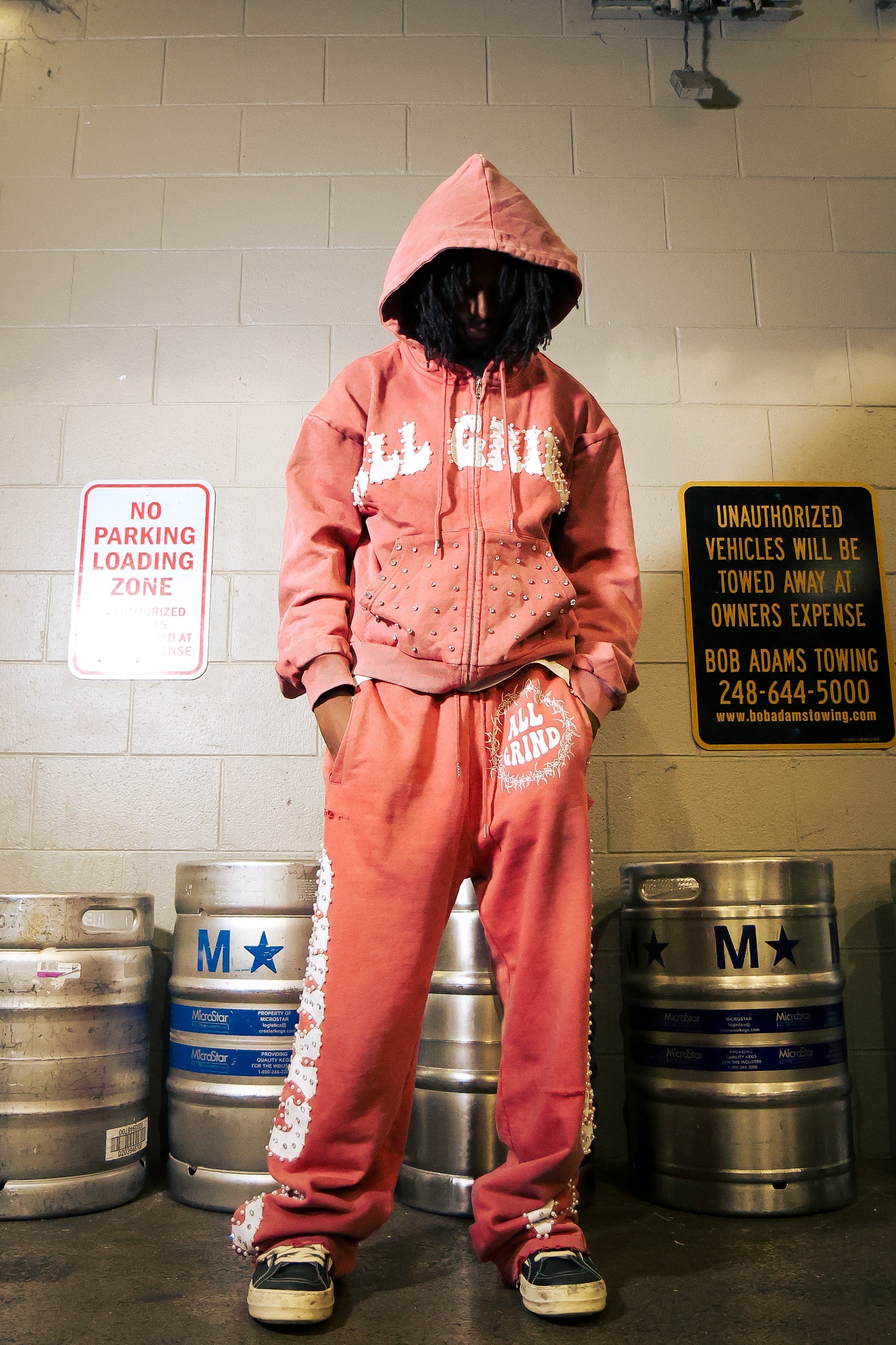 ALL GRIND "WASHED RED" set